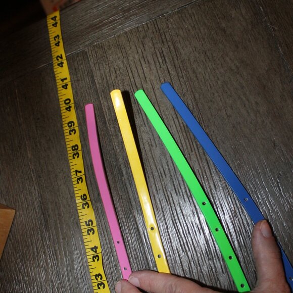 womens skinny faux patent leather dress belts lot of 4 - Picture 3 of 3